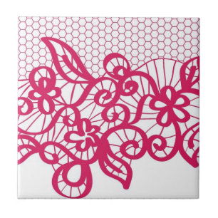 Azulejo De Cerámica Cordón rojo