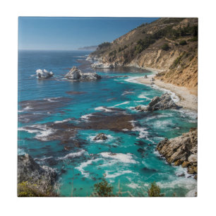 Azulejo De Cerámica Costa Big Sur, Costa Oeste, Costa del Pacífico