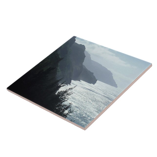 Azulejo De Cerámica Costa de Na Pali (Lado)