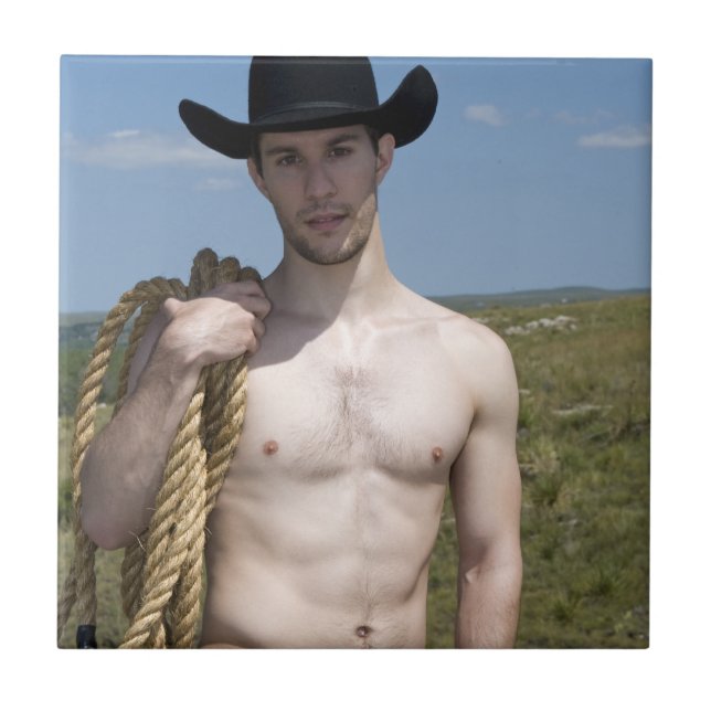 Azulejo De Cerámica Cowboy 15974-RA (Frente)