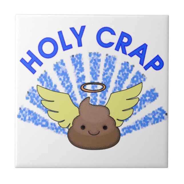 Azulejo De Cerámica Crap sagrado (Frente)