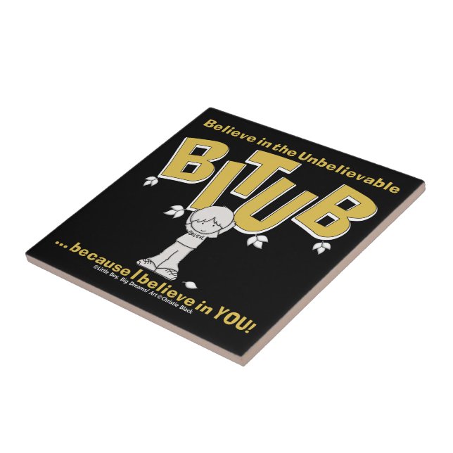 Azulejo De Cerámica ¡Creo en TI! (Lado)