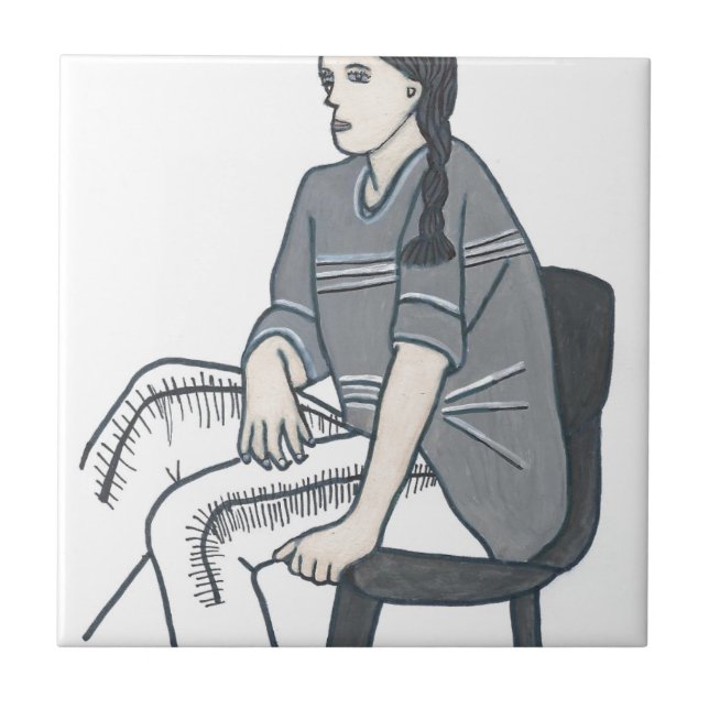 Azulejo De Cerámica Crisis de identidad (Frente)