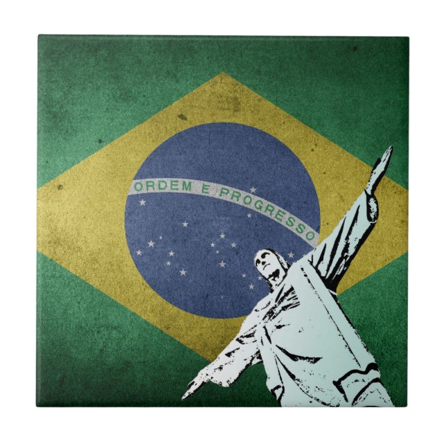 Azulejo De Cerámica Cristo Redentor (Frente)
