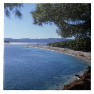 Azulejo De Cerámica Croacia, isla de Brac, Bol, playa Golden Cape 2
