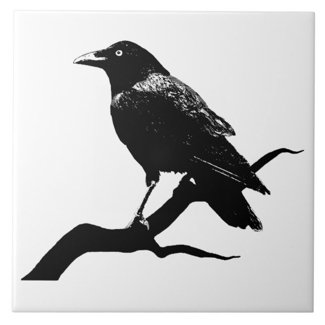 Azulejo De Cerámica Crow (Frente)