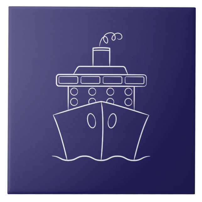 Azulejo De Cerámica Cruceros (Frente)