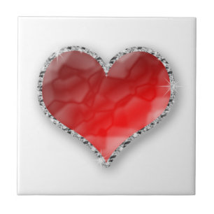 Azulejo De Cerámica Crystal Heart
