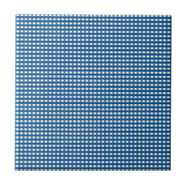 Azulejo de cerámica Cuadrado de franja azul