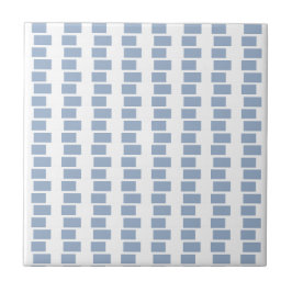 Azulejo de cerámica Cuadrado de franja azul