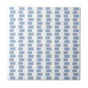 Azulejo de cerámica Cuadrado de franja azul
