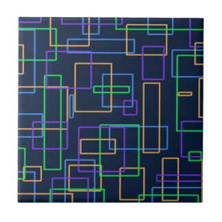 Azulejo De Cerámica Cuadrados enrrollados