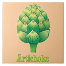 Cubierta decorativa de cocina de artichoke ilustra