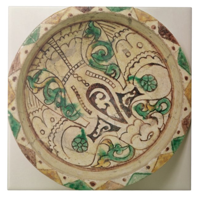 Azulejo De Cerámica Cuenco (loza de barro) (Frente)