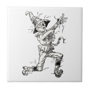 Azulejo De Cerámica Cuentos de Hadas Vintage del Mago de Oz, el Espant