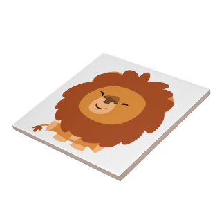 Azulejo De Cerámica Cuidadosamente Personalizado Lion Tile