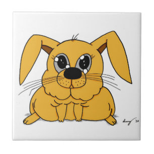 Azulejo De Cerámica Cuto de grasa para conejito