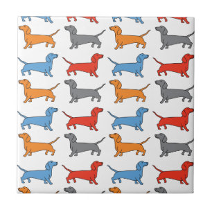 Azulejo De Cerámica Dachshund Dog