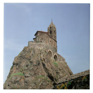 Azulejo De Cerámica d'Aiguilhe del Saint Michel (foto)