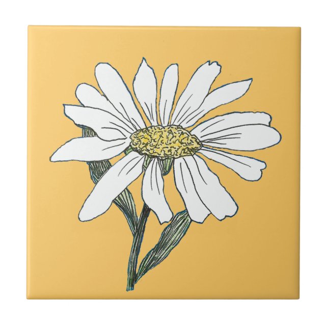 Azulejo De Cerámica Daisy Tile (Frente)