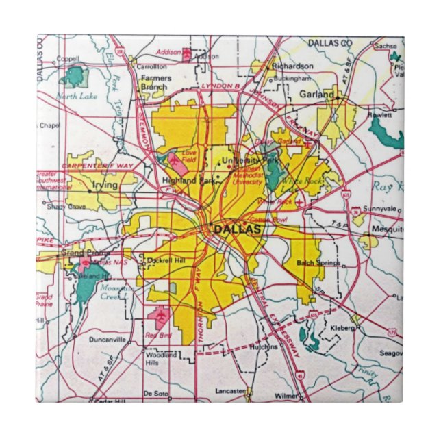 Azulejo De Cerámica Dallas (Frente)