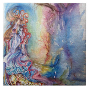 Azulejo De Cerámica DAMA DEL LAGO / Mágica y misterio