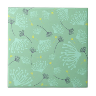 Azulejo De Cerámica Dandelion Silhouette