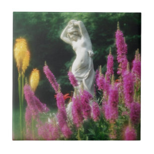 Azulejo De Cerámica Danza de jardín