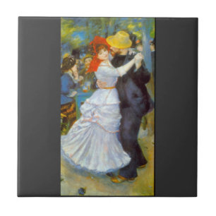 Azulejo De Cerámica Danza en Bougival de Pedro Renoir