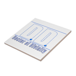 Azulejo De Cerámica DD Médica de Divinity Acronym LOGO