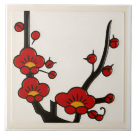 Azulejo de cerámica de Blossoms Design