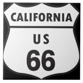 Azulejo de cerámica de California US 66