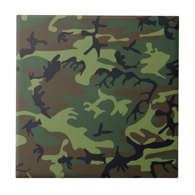 Azulejo De Cerámica De camuflaje (Frente)
