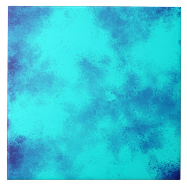 Azulejo de cerámica de cielo azul (Frente)
