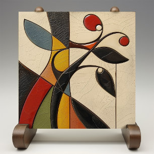 Azulejo de cerámica de elegancia mosaico abstracto