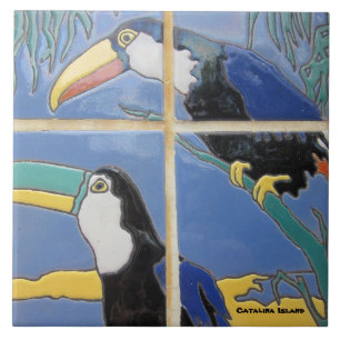 AZULEJO DE CERÁMICA DE LA ISLA CATALINA