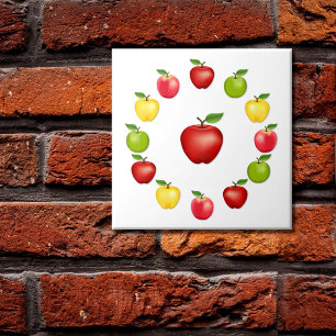 Azulejo de Cerámica de Manzanas