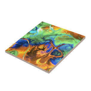 Azulejo de cerámica de piedra de mármol falso colo