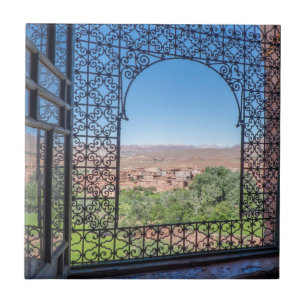 Azulejo De Cerámica Decoración de ventana ornamentada