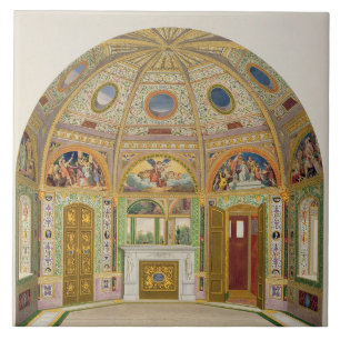 Azulejo De Cerámica Decoración del fresco en la casa de verano de