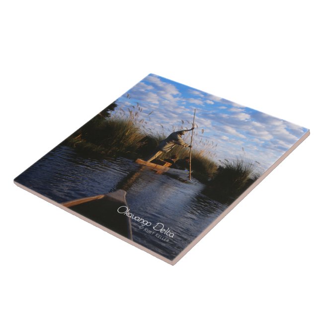 Azulejo De Cerámica Delta del Okavango (Lado)