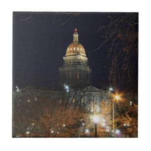 Azulejo De Cerámica Denver en la noche 1