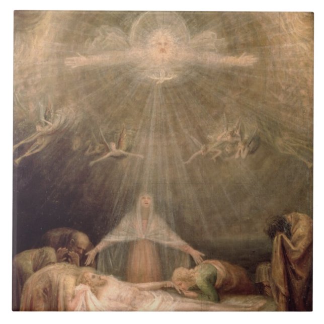 Azulejo De Cerámica Deposición de Cristo (Frente)