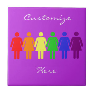 Azulejo De Cerámica derechos de la mujer 2017 LGBTQIA Thunder_Cove