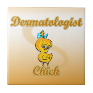 Azulejo De Cerámica Dermatólogo Chick