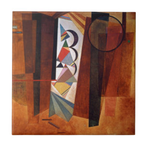 Azulejo De Cerámica Desarrollo de Kandinsky en la pintura abstracta ma