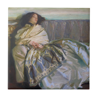 Azulejo De Cerámica Descanso de John Singer Sargent