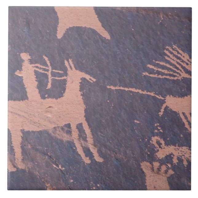 Azulejo De Cerámica Diario Rock, S.P., UT Cerca De Monticello. (Frente)