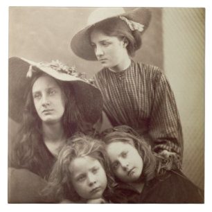 Azulejo De Cerámica Días de verano, c.1866 (impresión del albumen de