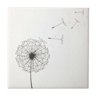 Azulejo De Cerámica Diente de león